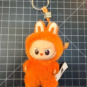 “Z” - POP MART Labubu Pin for Love Mini Plush Keychain